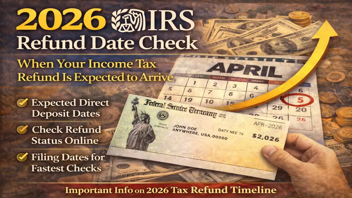 2026 IRS refund dates, IRS income tax refund 2026, refund date check IRS, tax refund schedule 2026, IRS refund timeline USA, federal tax refund payments, IRS direct deposit refund, tax season 2026 updates